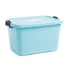 Bunte Plastikaufbewahrungsbox mit Griff für Lagerung (SLSN001)